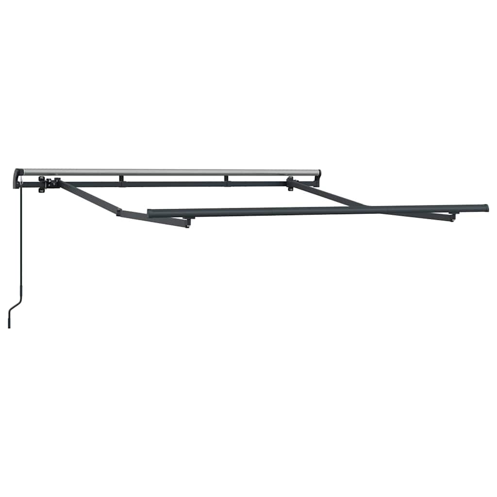 Vidaxxl cadre en soie anthracite 2,5 x 2 m métal
