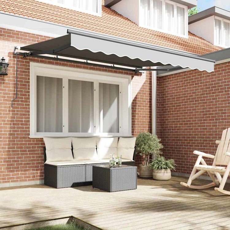 Vidaxxl cadre en soie anthracite 3 x 2 m métal