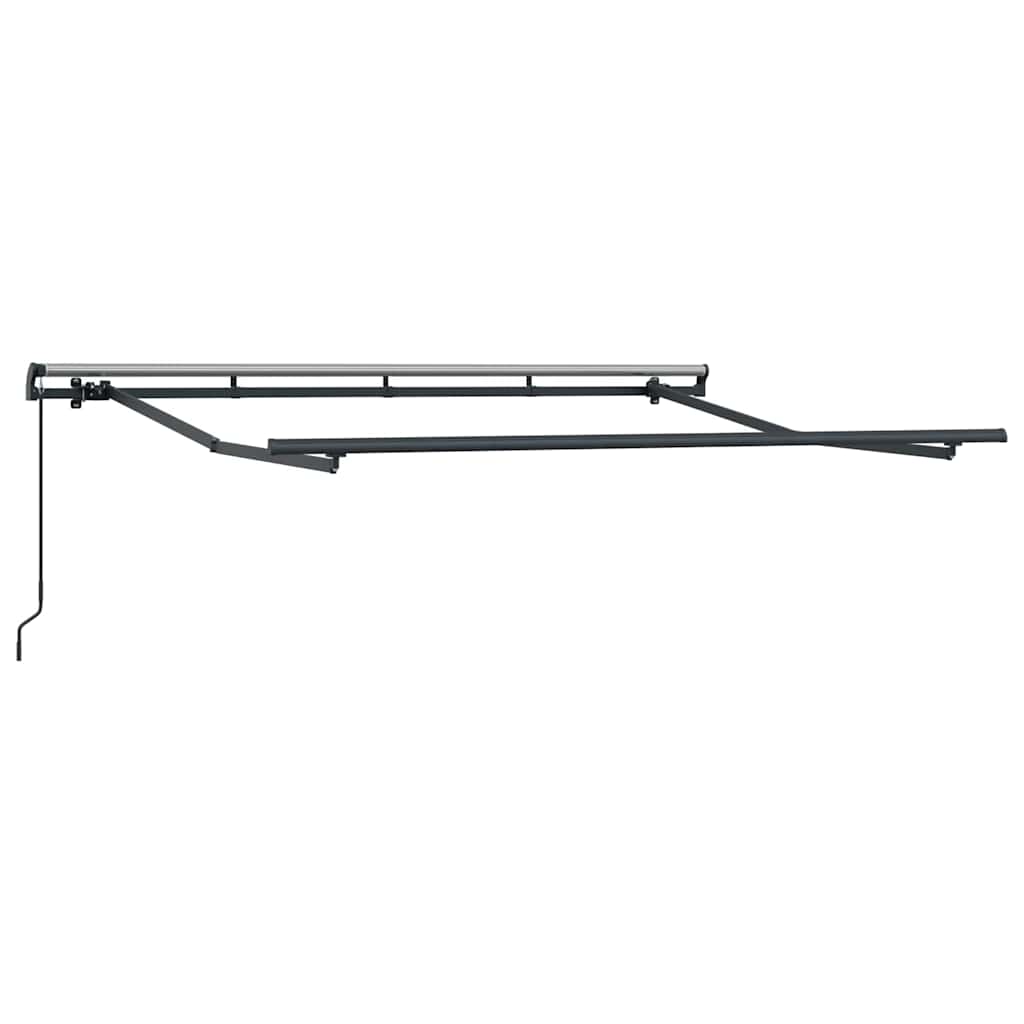 Vidaxxl cadre en soie anthracite 3 x 2 m métal