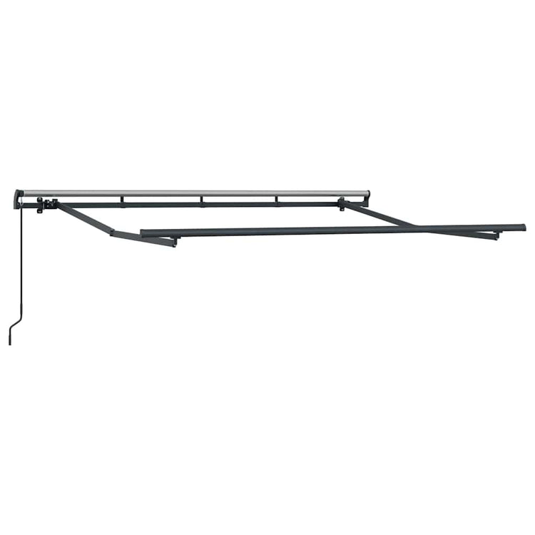 Vidaxxl cadre en soie anthracite 3 x 2 m métal