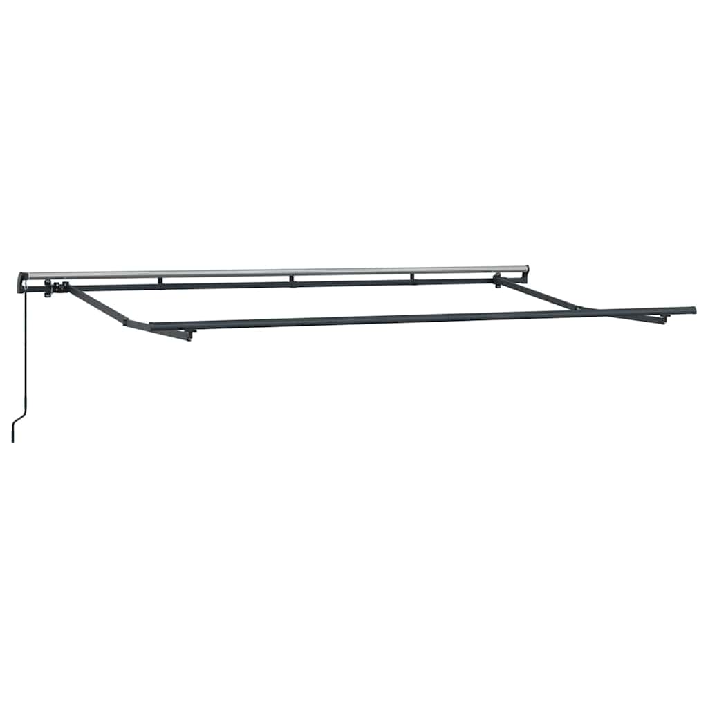 Vidaxxl cadre en soie anthracite 4 x 2 m métal