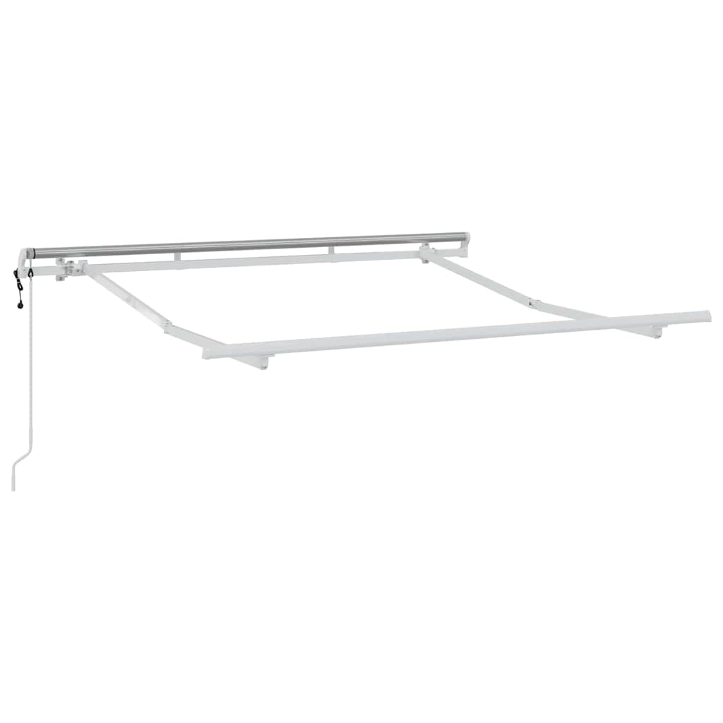 Vidaxxl cadre en soie blanc 2,5 x 2 m métal