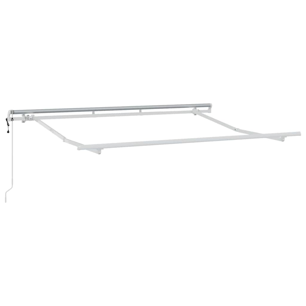 Vidaxxl cadre en soie blanc 3 x 2 m métal