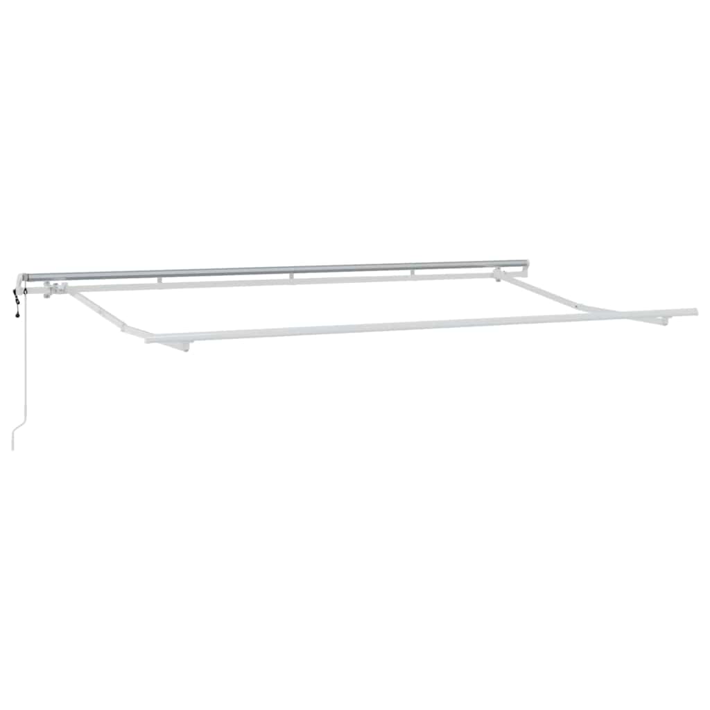 Vidaxxl cadre en soie blanc 4 x 2 m métal