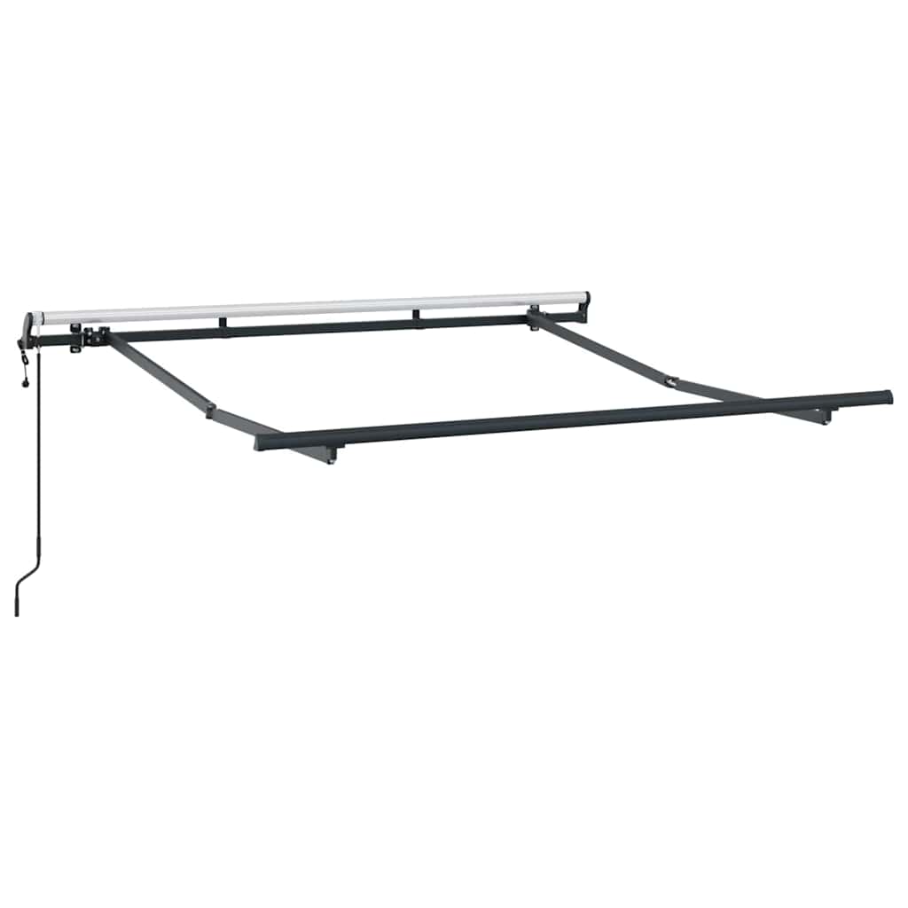 Vidaxxl cadre en soie anthracite 2,5 x 2 m métal