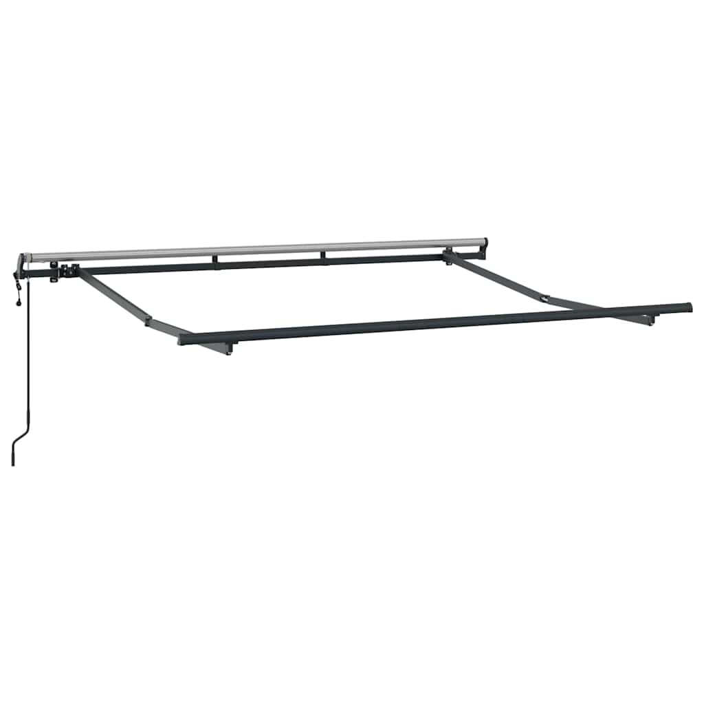 Vidaxxl cadre en soie anthracite 3 x 2 m métal