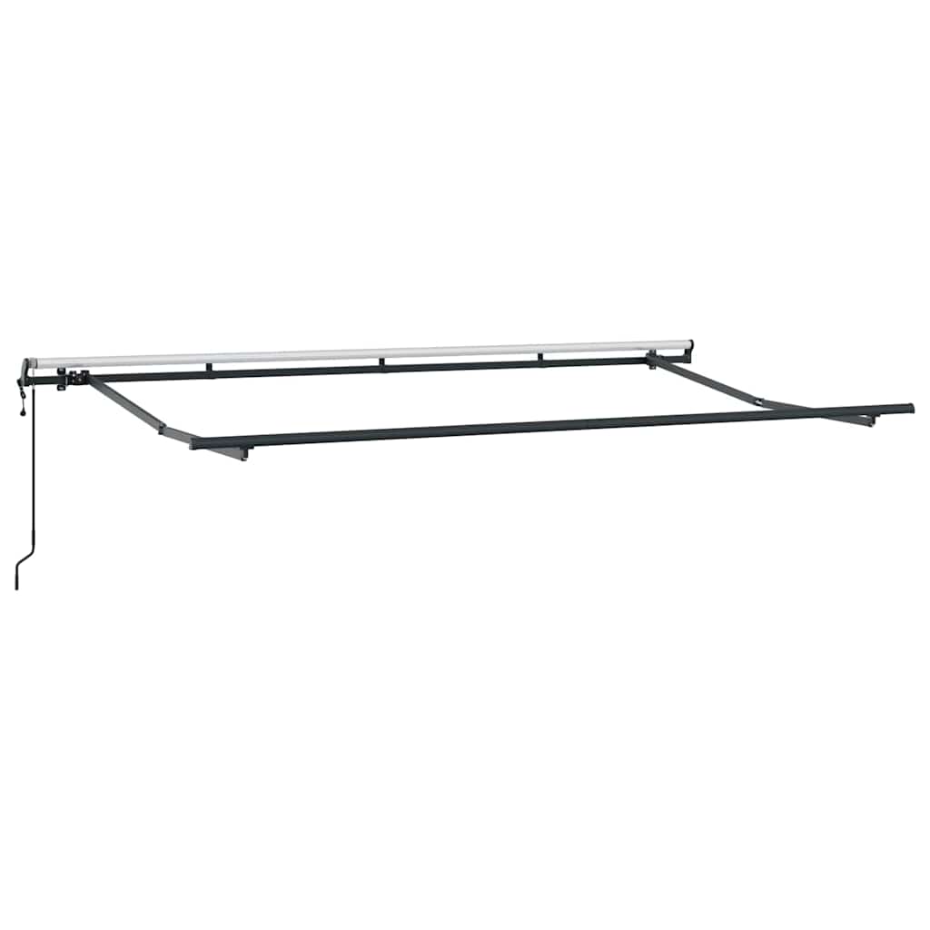 Vidaxxl cadre en soie anthracite 4 x 2 m métal