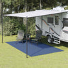 Vidaxx tapis de tente bleu 400 × 350 cm polyester