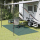 Vidaxx tapis de tente vert 800 x 350 cm polyester