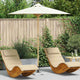VidaXL parasol de jardin blanc crème ø 270 x 260 cm bambou
