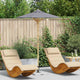 Vidaxxl parasol de jardin gris foncé ø 270 x 260 cm bambou