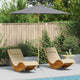 Vidaxxl parasol de jardin gris foncé ø 270 x 260 cm bambou