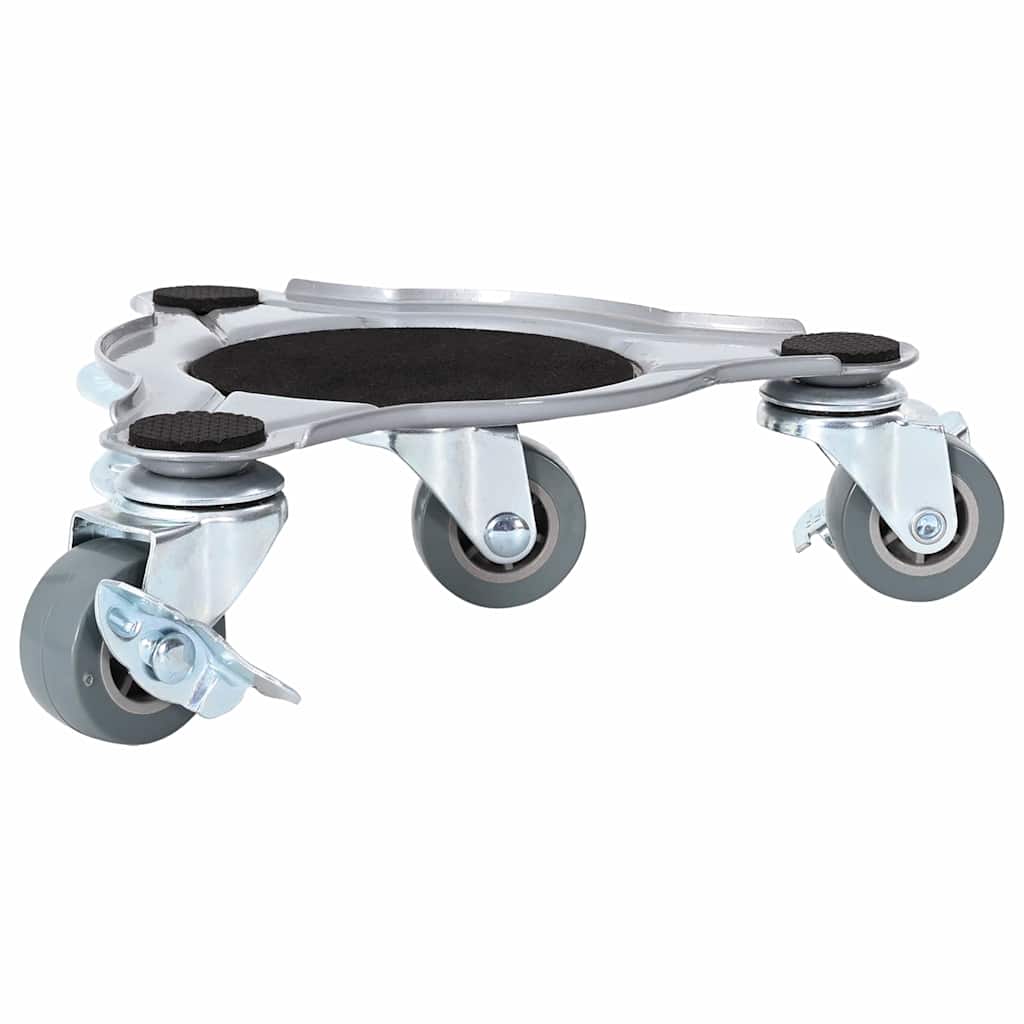 VidaXL roulettes pour meubles 4 pcs avec élévateur 19x17,5x6 cm acier 1000 kg