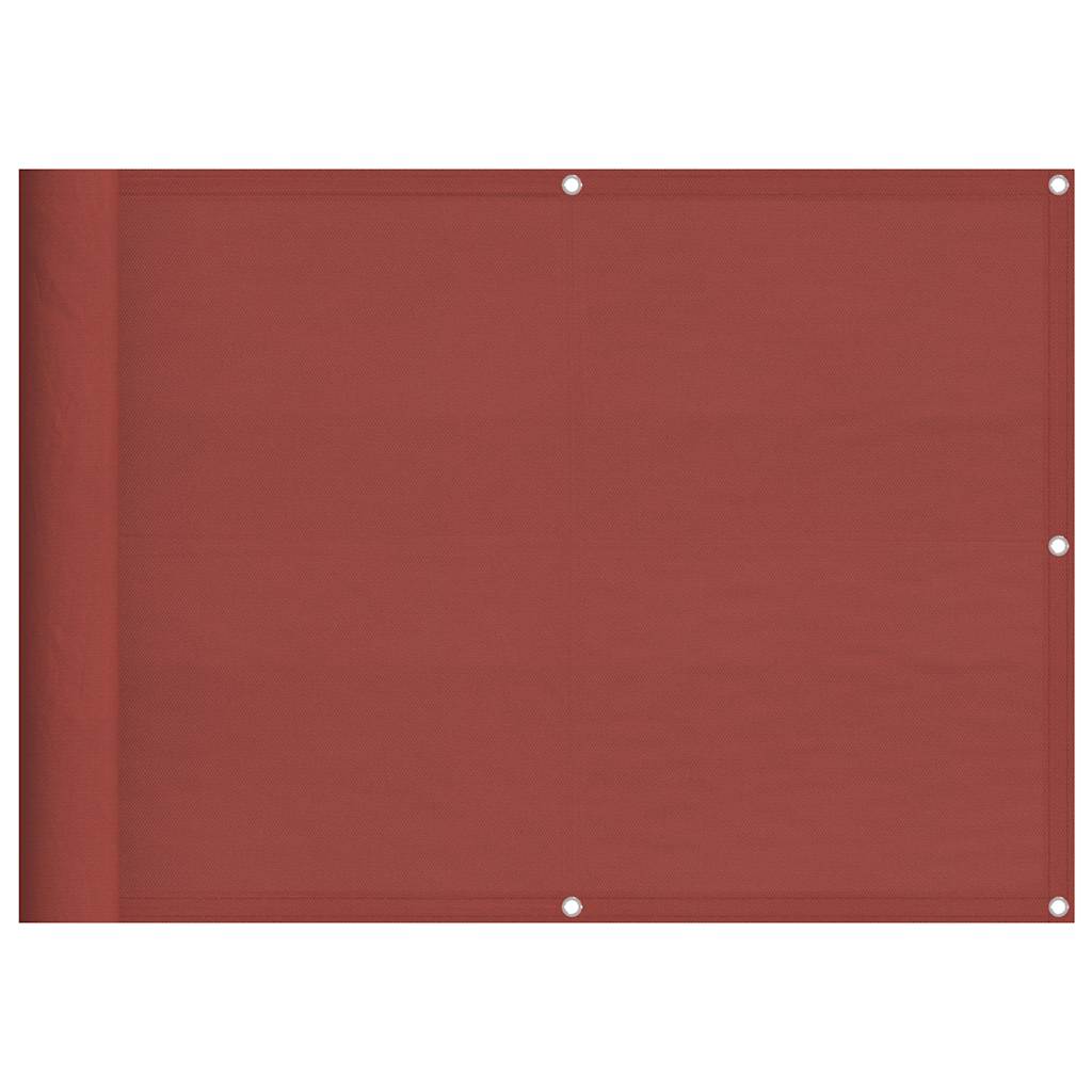 Vidaxx paravent de balcon terre cuite 75x700 cm 100% polyester oxford