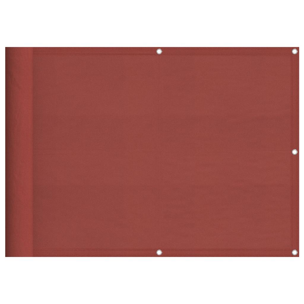 Vidaxx paravent de balcon terre cuite 75x800 cm 100% polyester oxford