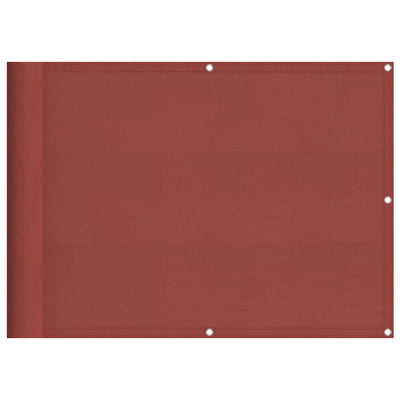 Vidaxx paravent de balcon terre cuite 75x1000 cm 100% polyester oxford