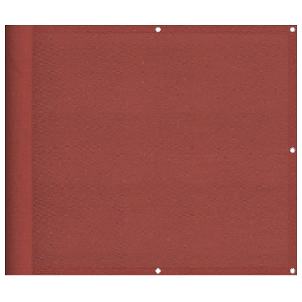 Vidaxx paravent de balcon terre cuite 90x800 cm 100% polyester oxford