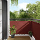Vidaxx paravent de balcon terre cuite 90x1000 cm 100% polyester oxford