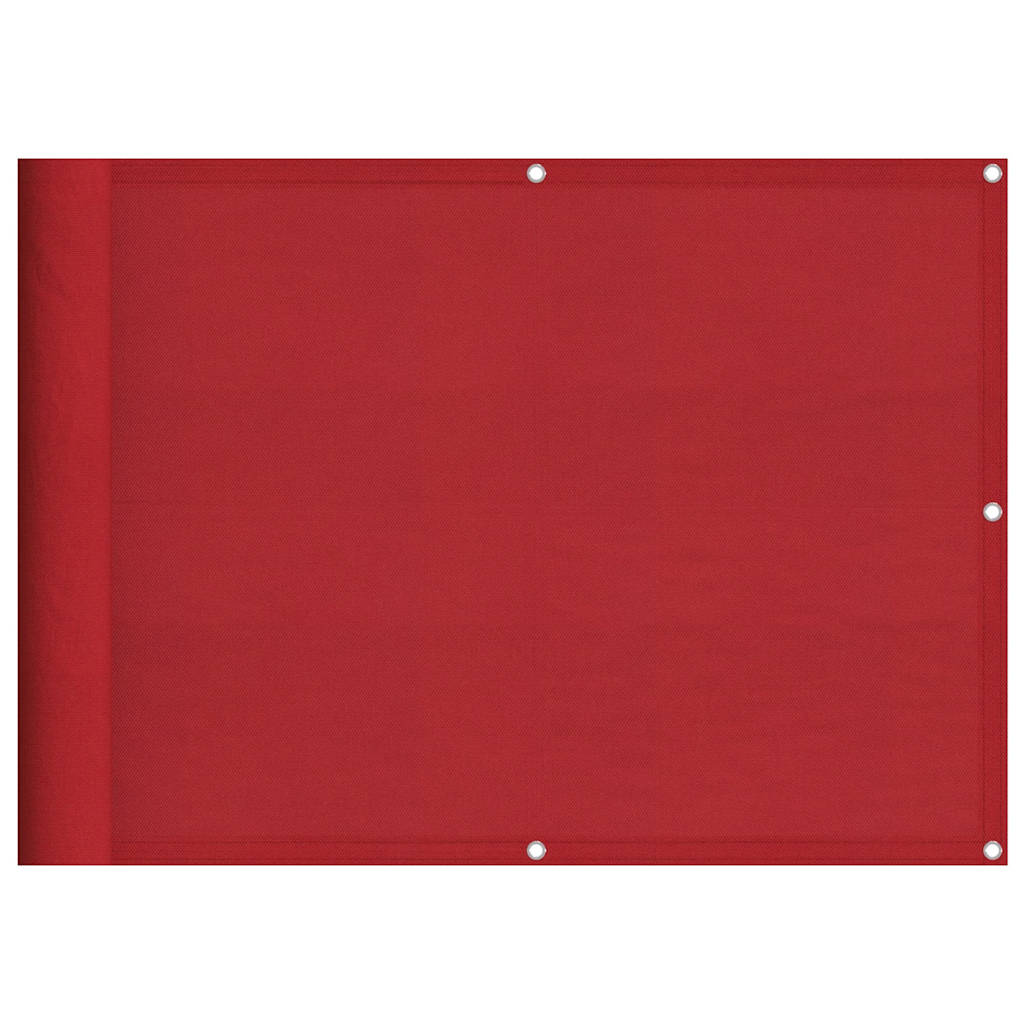 Vidaxx paravent de balcon rouge 75x800 cm 100% polyester oxford
