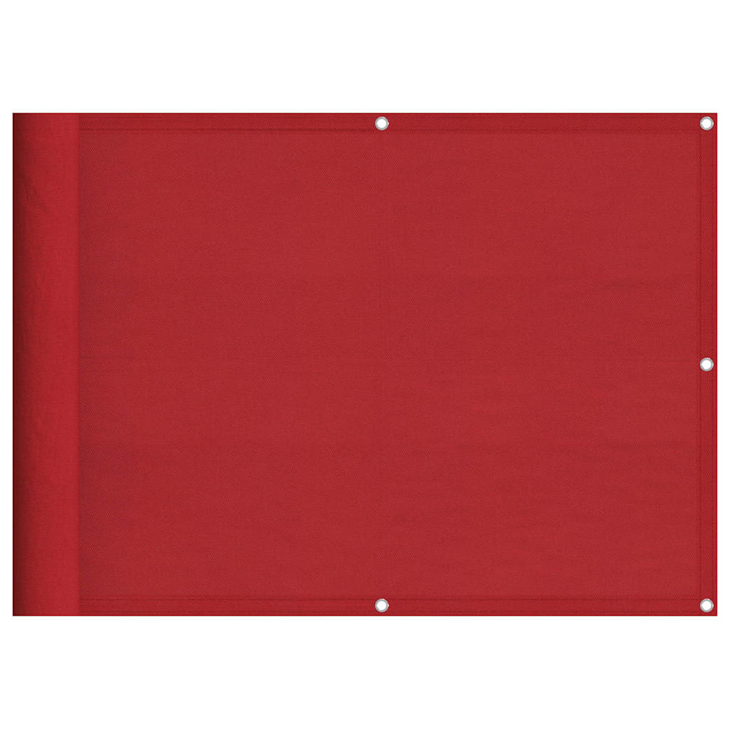 Vidaxx paravent de balcon rouge 75x1000 cm 100% polyester oxford
