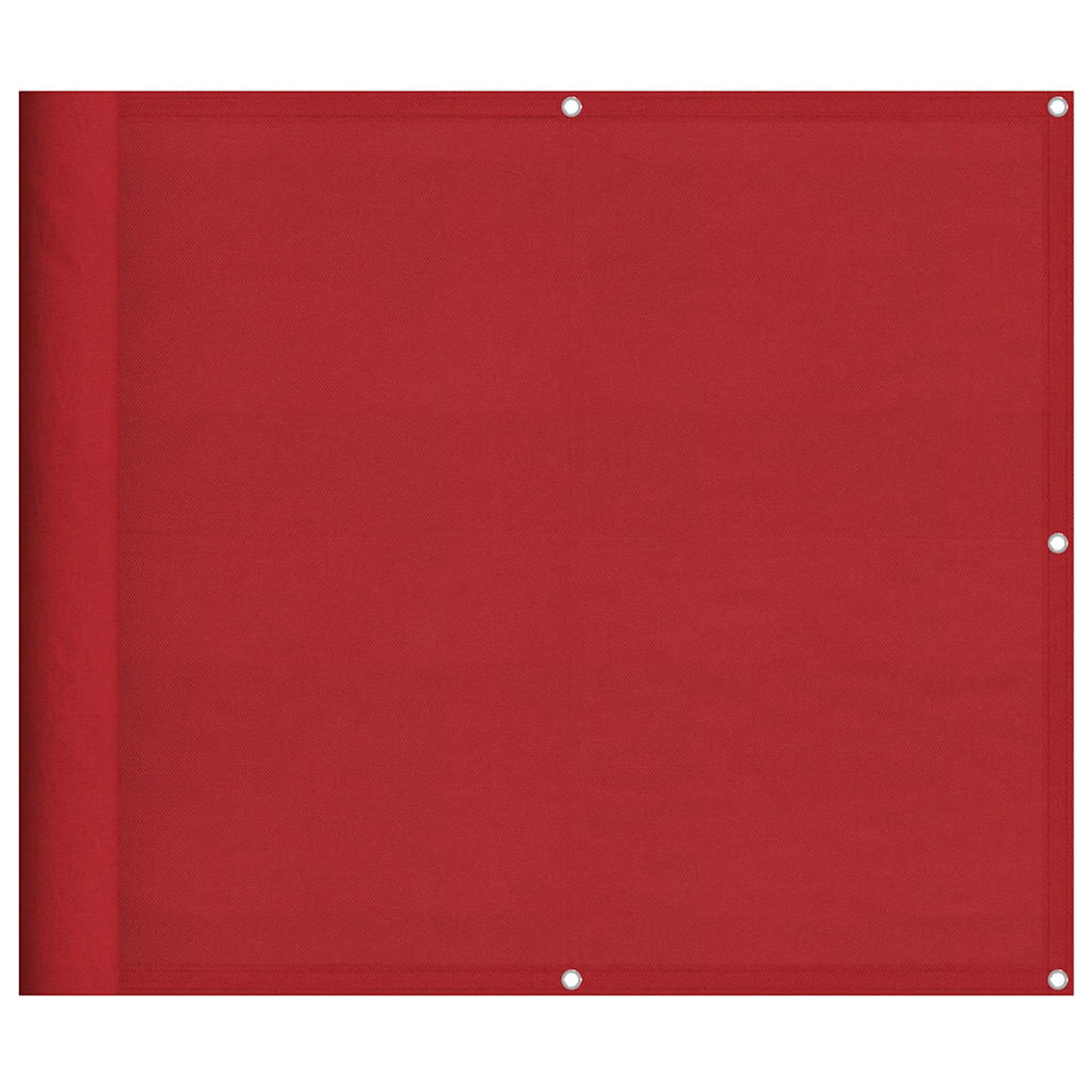 Vidaxx paravent de balcon rouge 90x700 cm 100% polyester oxford