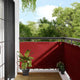 Vidaxx paravent de balcon rouge 90x700 cm 100% polyester oxford