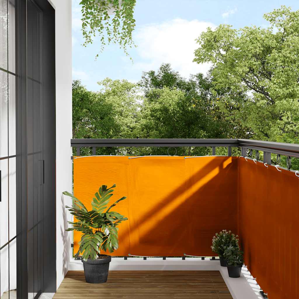 Vidaxx paravent de balcon orange 90x700 cm 100% polyester oxford