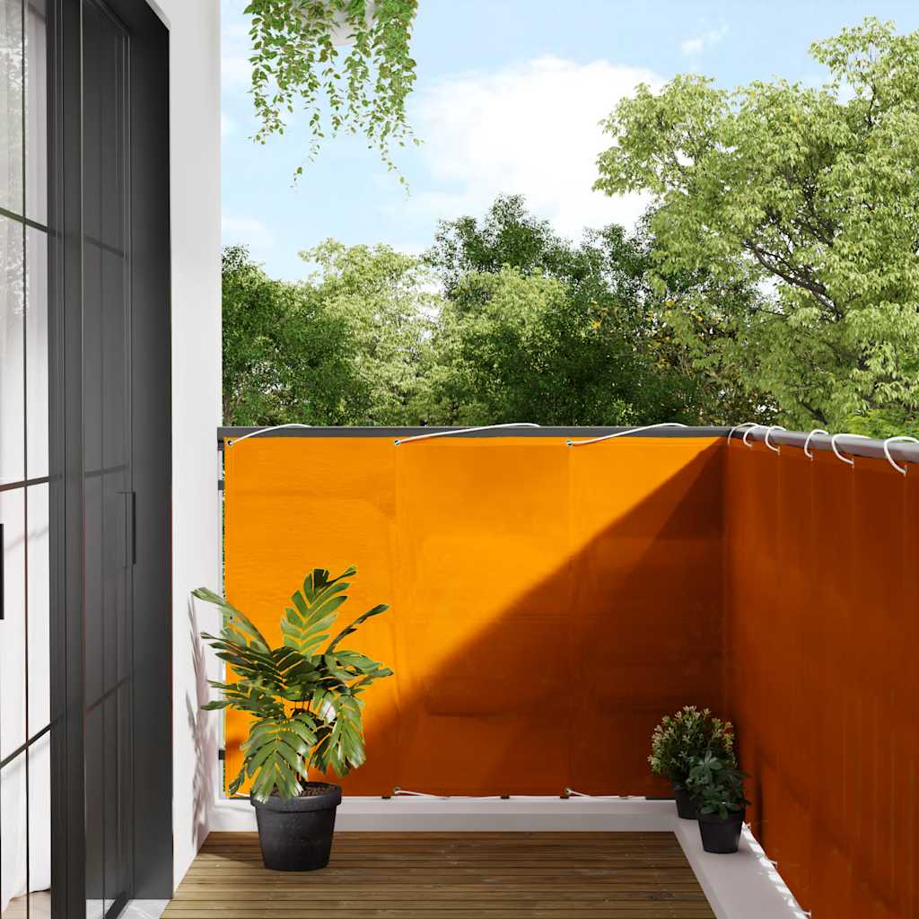 Vidaxx paravent de balcon orange 120x1000 cm 100% polyester oxford