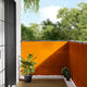 Vidaxx paravent de balcon orange 120x1000 cm 100% polyester oxford