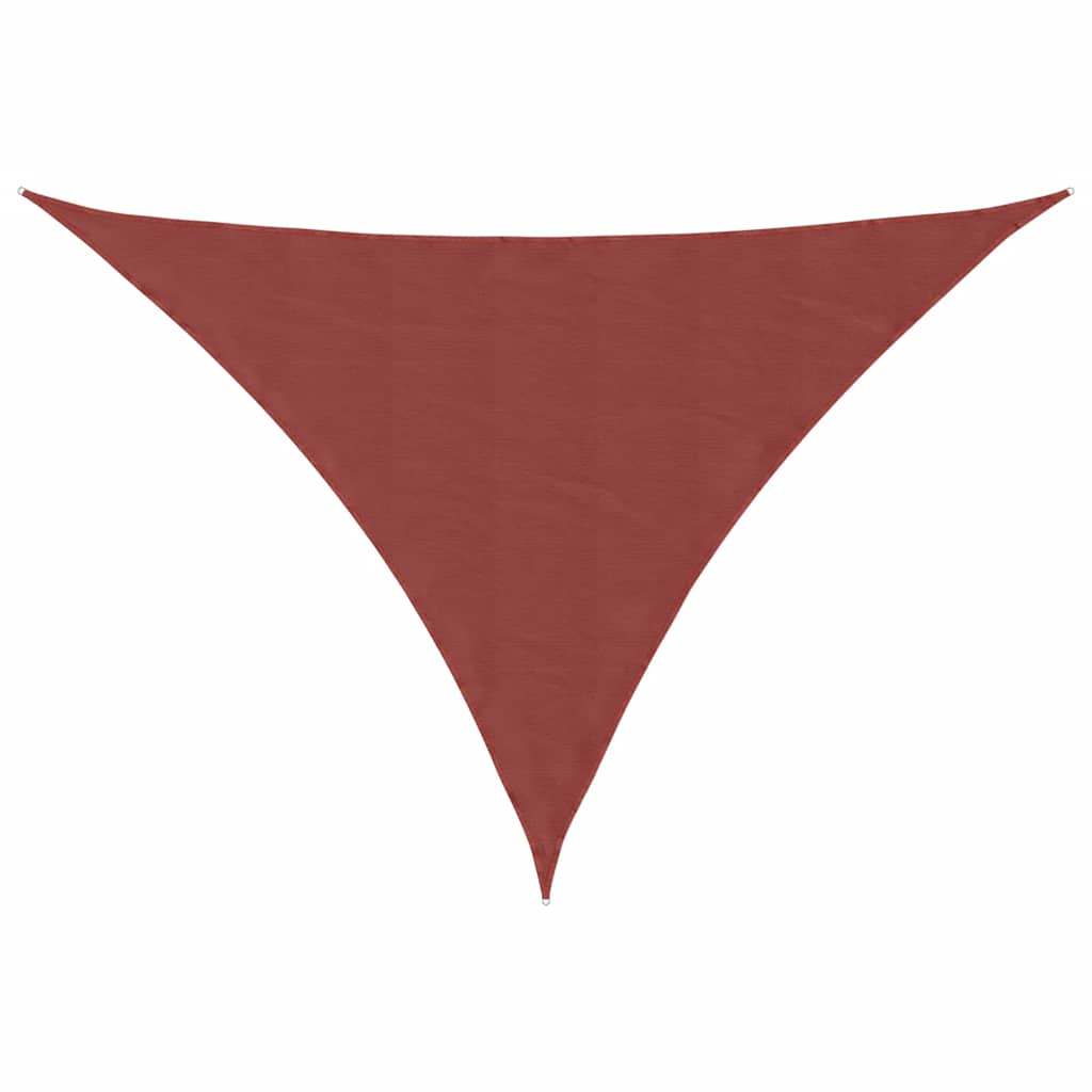 Vidaxx bâche d'auvent terre cuite 7x5x5 m 100% polyester oxford