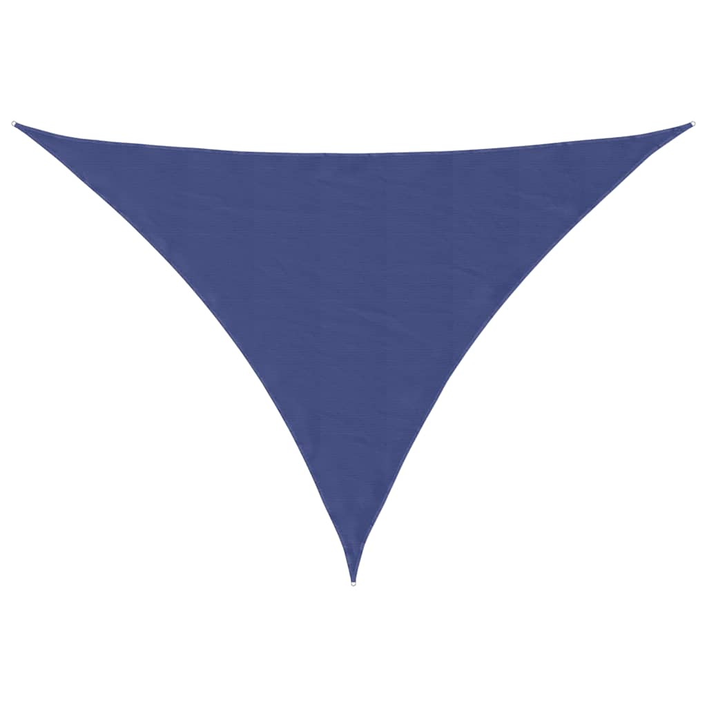 VidaXL voile d'ombrage bleu 7x5x5 m 100% polyester oxford