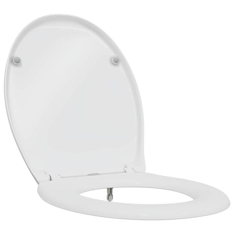 Vidaxl abattant de toilette blanc 47 x 37 x 4 cm duroplast
