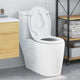 Vidaxl abattant de toilette blanc 47 x 37 x 4 cm duroplast