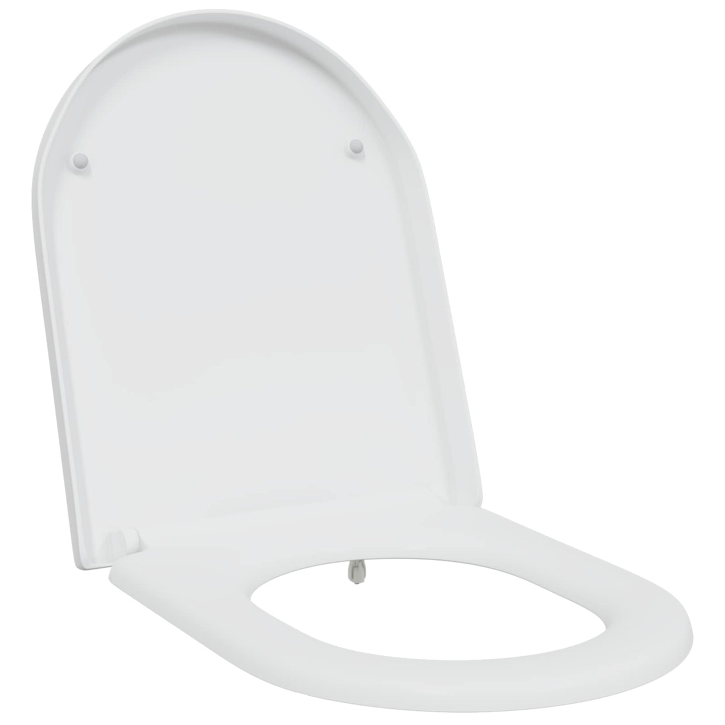 Vidaxl abattant de toilette blanc 49 x 36 x 4 cm duroplast