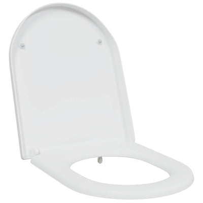 Vidaxl abattant de toilette blanc 49 x 36 x 4 cm duroplast