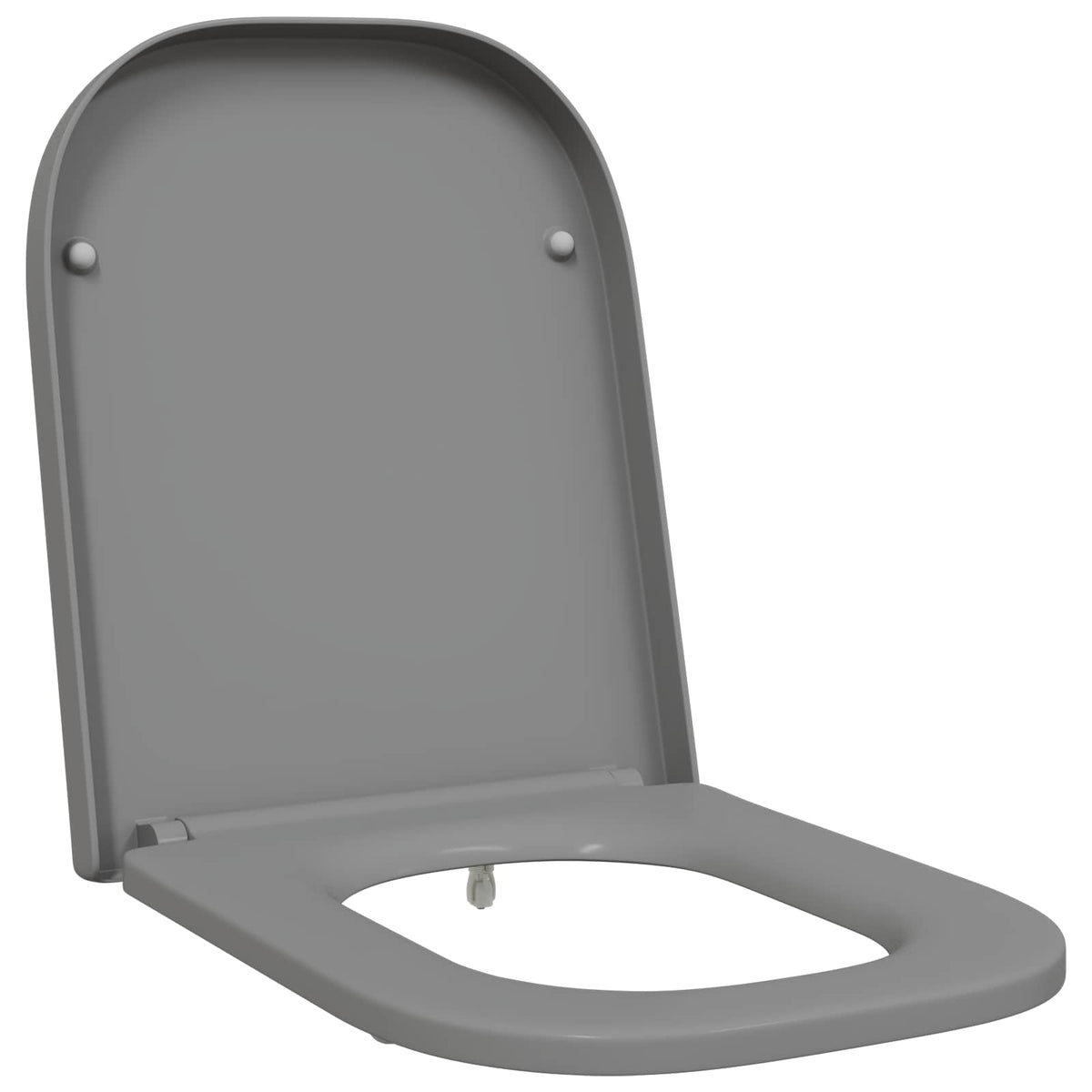 Vidaxx abattant de toilette gris 47,5 x 35 x 3,6 cm duroplast