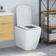 Vidaxx abattant de toilette blanc 47,5 x 35 x 3,6 cm duroplast