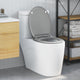 Vidaxx abattant de toilette gris 47 x 37,5 x 3,8 cm duroplast