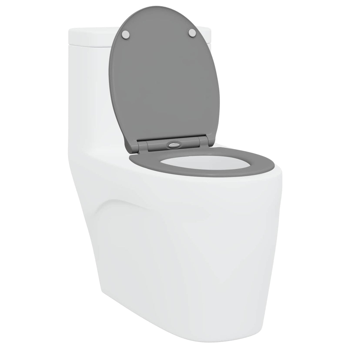 Vidaxx abattant de toilette gris 47 x 37,5 x 3,8 cm duroplast
