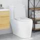 Vidaxl abattant de toilette blanc 47 x 36 x 3,4 cm duroplastique