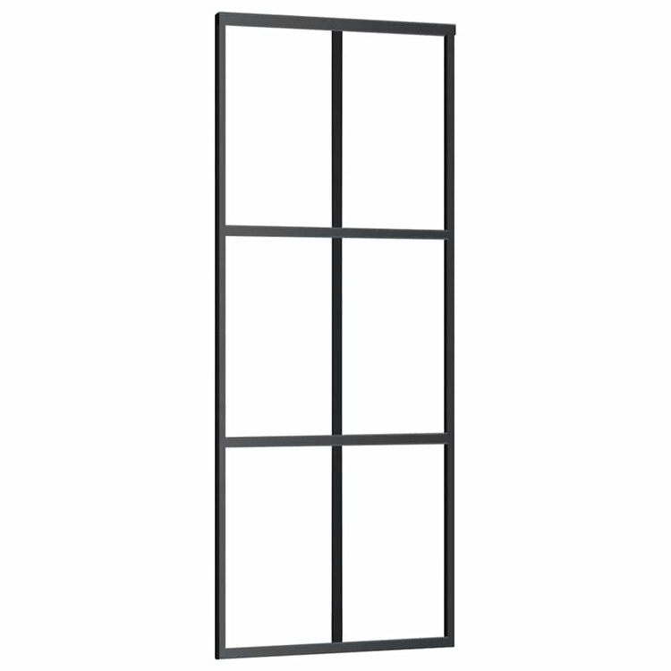 Vidaxx porte coulissante avec ferrures 76x205 cm verre ESG et aluminium