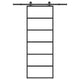 Vidaxx porte coulissante avec ferrures 76x205 cm verre ESG et aluminium