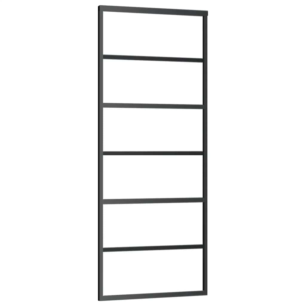 Vidaxx porte coulissante avec ferrures 76x205 cm verre ESG et aluminium