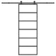 Vidaxx porte coulissante avec ferrures 76x205 cm verre ESG et aluminium