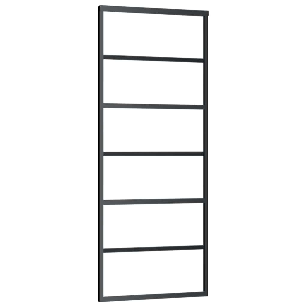 Vidaxx porte coulissante avec ferrures 76x205 cm verre ESG et aluminium