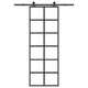 Vidaxx porte coulissante avec ferrures 76x205 cm verre ESG et aluminium
