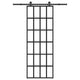 Vidaxx porte coulissante avec ferrures 76x205 cm verre ESG et aluminium