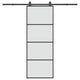 Vidaxx porte coulissante avec ferrures 76x205 cm verre ESG et aluminium