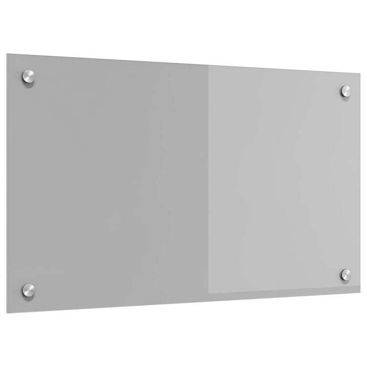 Vidaxxl crédence de cuisine gris clair 70 x 40 cm verre trempé