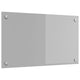 Vidaxxl crédence de cuisine gris clair 70 x 40 cm verre trempé